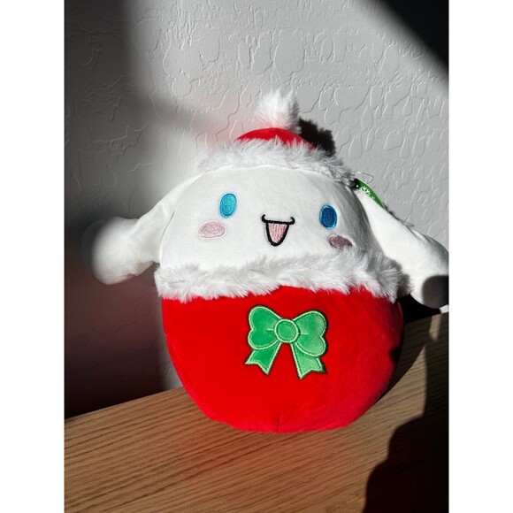 Squishmallows Hello Kitty® And Friends 8" Cinnamoroll® Santa Plush Toy - Picture 2 of 6